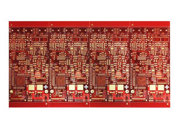 Red Solder Mask HDI Printed Circuit Board Manufacturing China OEM factory