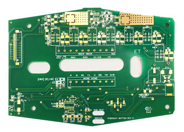 35um copper finish double-sided layer latest green solder mask HASL Chinese FR4 circuit board  supplier with UL ISO standard qualified
