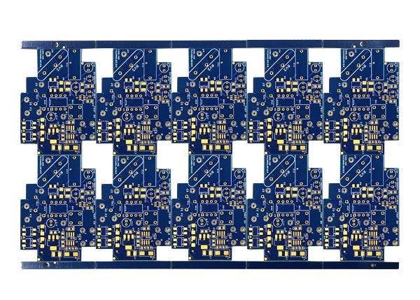 double-sided layer blue solder mask HASL Chinese FR4 circuit board  supplier with UL ISO standard qualified