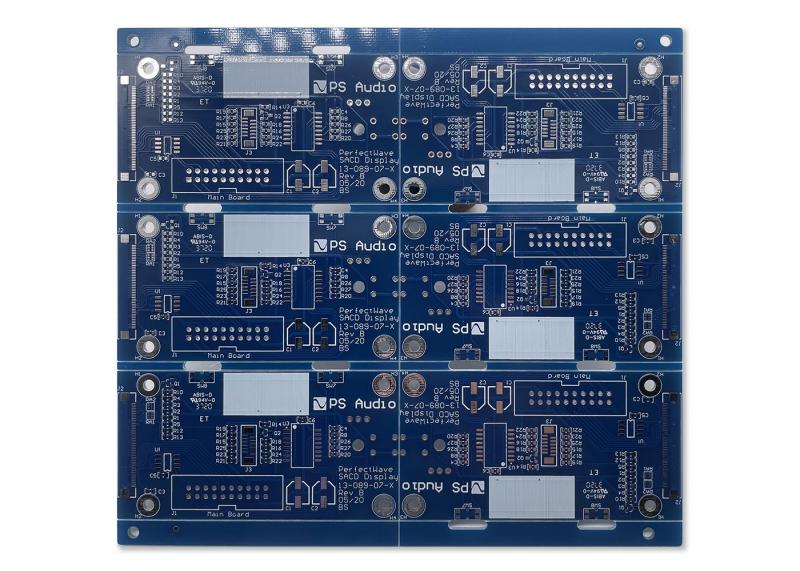 HASL blue solder masker FR4 pcb with UL ISO REACH CE standard qualified